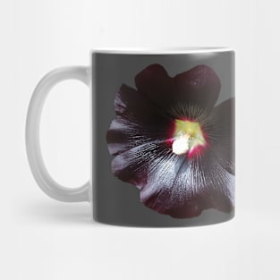 Black flower_big picture Mug